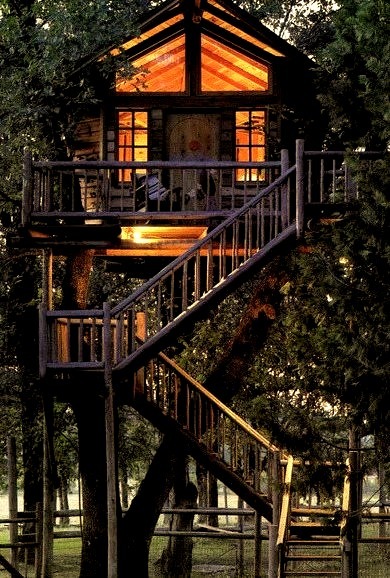 Lighted Treehouse, Port Townsend, Washington