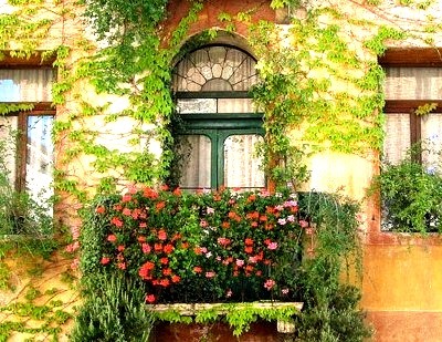 Balcony, Marostica, Italy