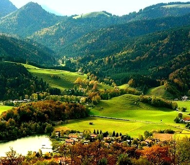 Summer Valley, Schliersee, Austria