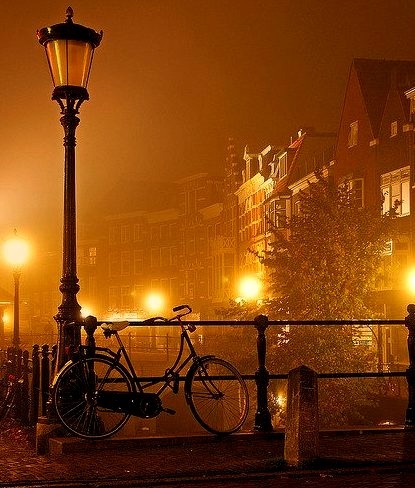 Foggy Night, Utrecht, The Netherlands